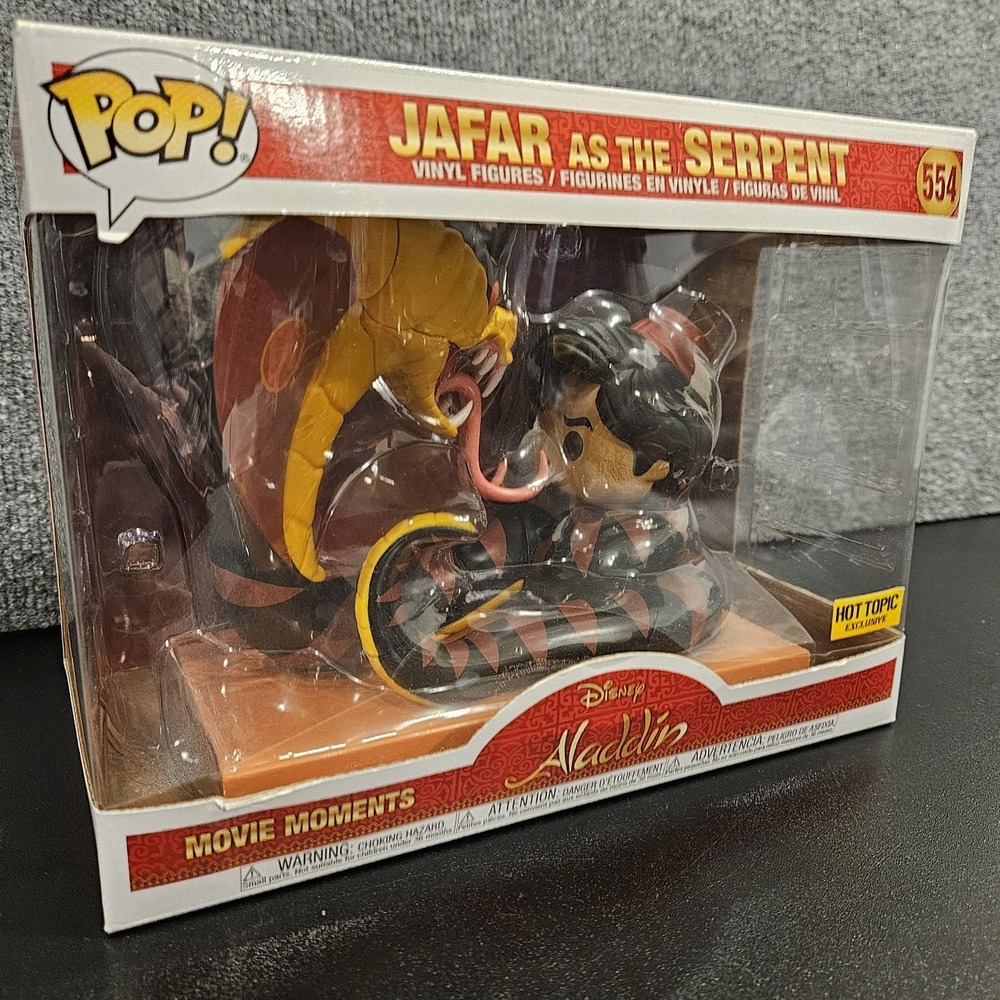 Funko Pop Jafar As The Serpent 554 Hot Topic Exclusive Displayed Only In‎ Box